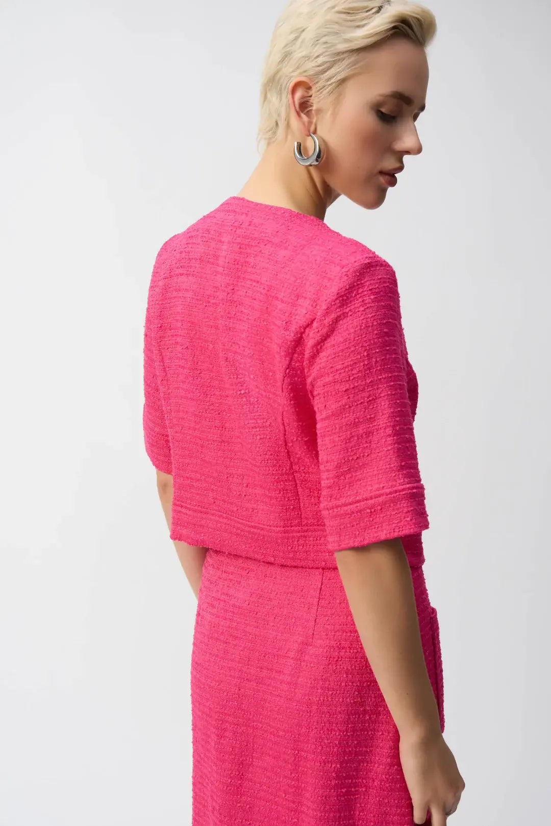 Fushia jas met korte mouwen Joseph Ribkoff