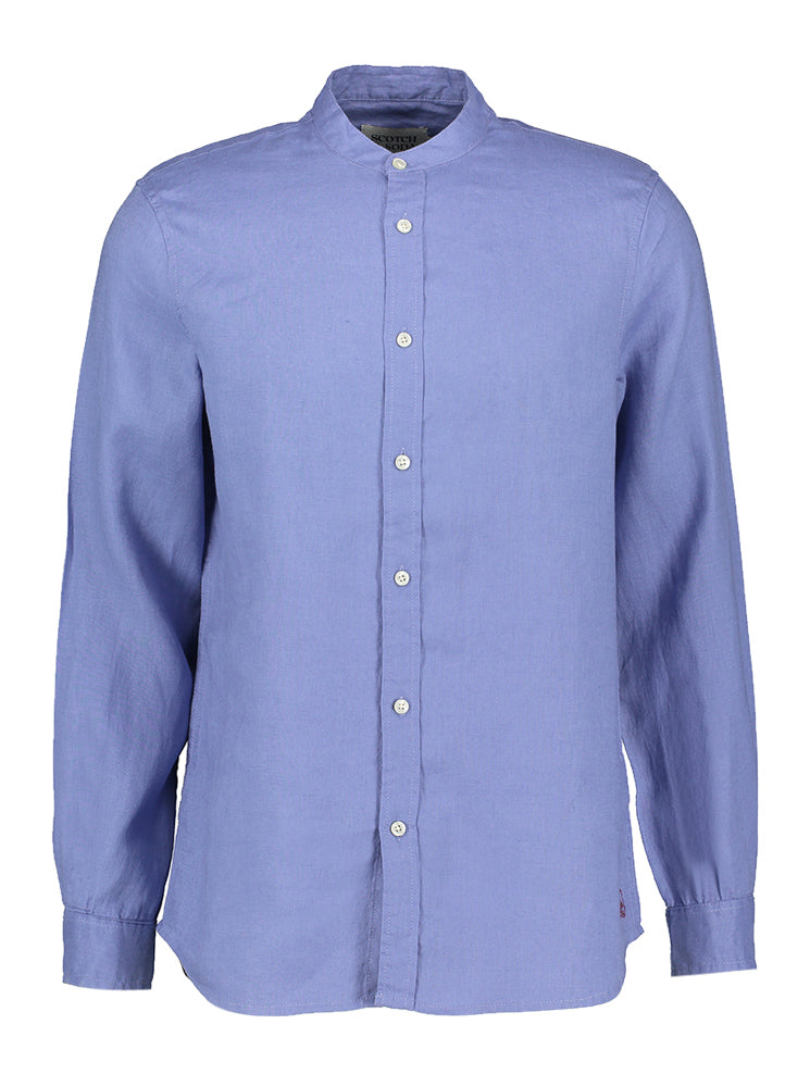 Chemise en lin bleu Scotch & Soda