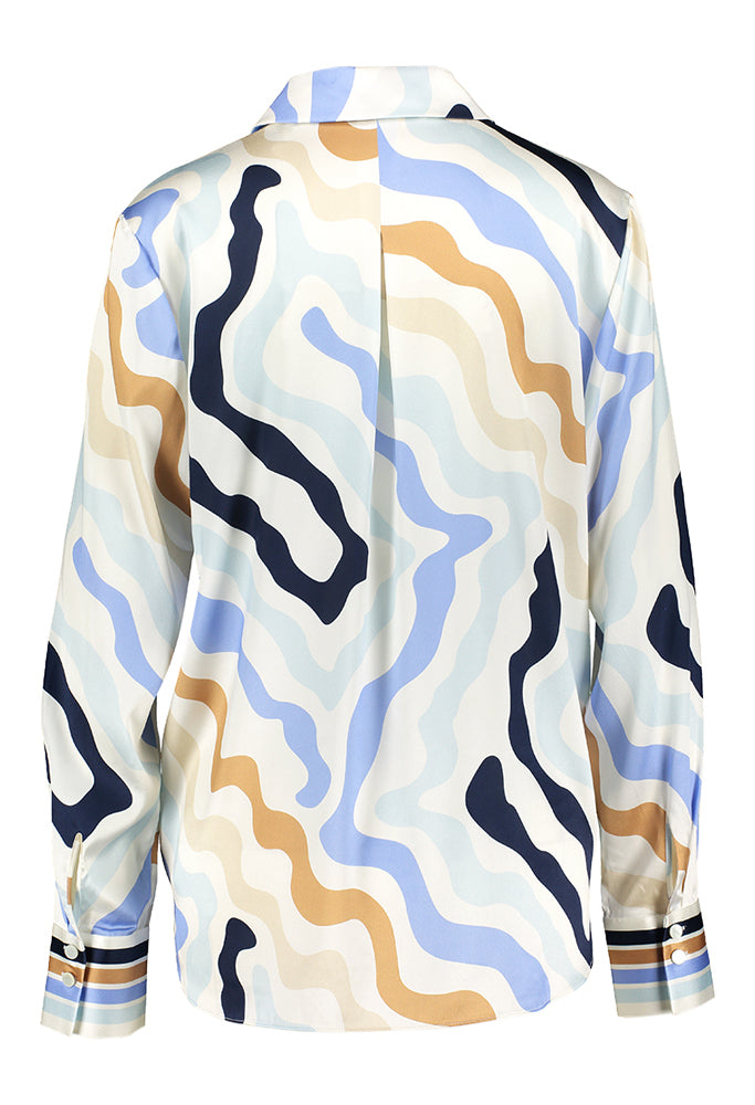 Chemisier blanc à détails colorés Herzen's