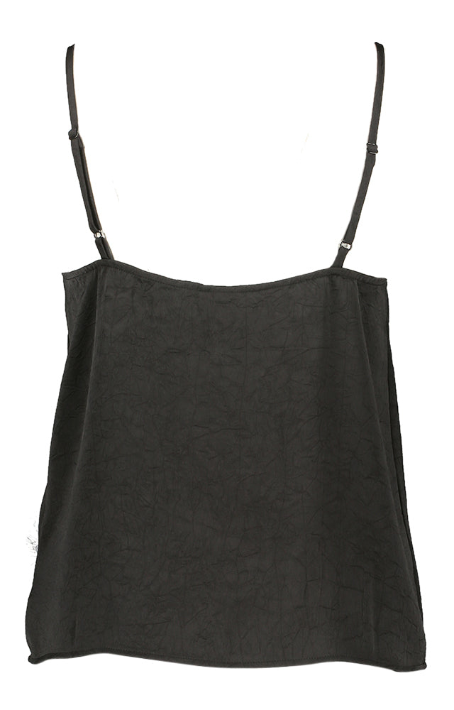 Zwarte top met witte kant Mabelle Baum Und Pferdgarten