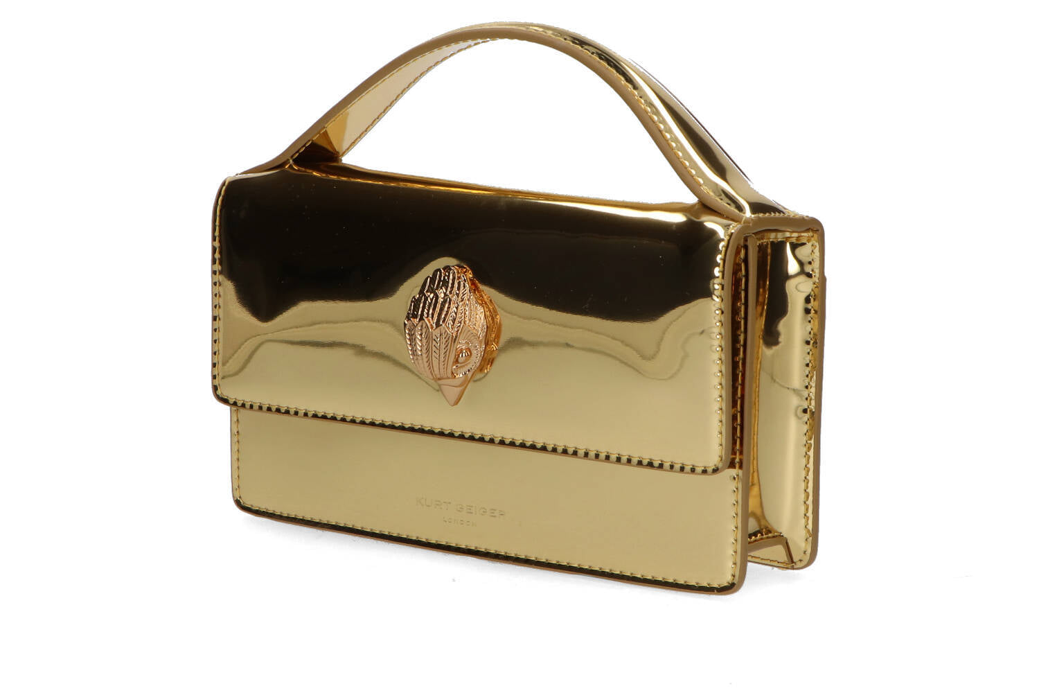 Gouden mettalic crossbody Kurt Geiger