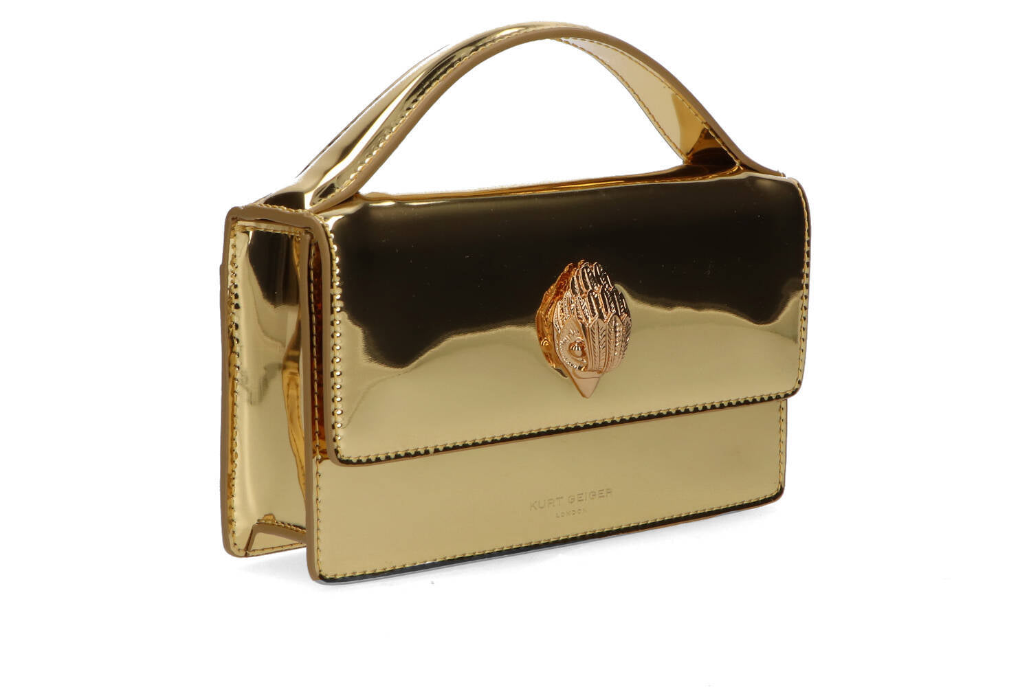 Gouden mettalic crossbody Kurt Geiger