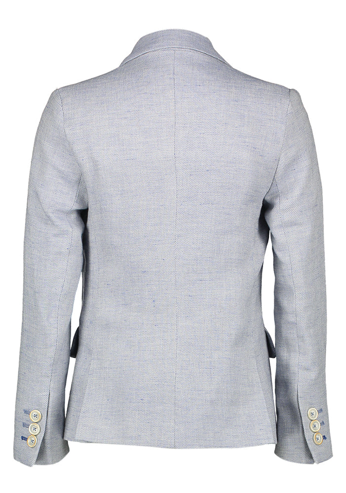 Blauwkleurige blazer Bastion Communie D-Lux