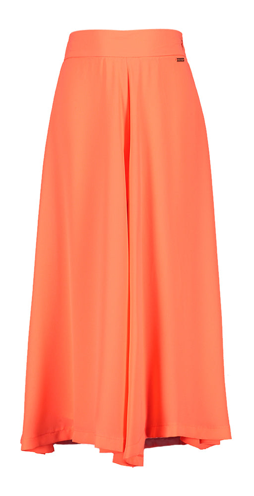 Pantalon large orange fluo Klaartje Blue Bay