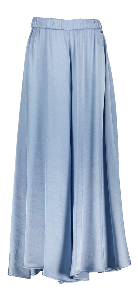 Pantalon bleu brillant à jambes larges de Kim Blue Bay