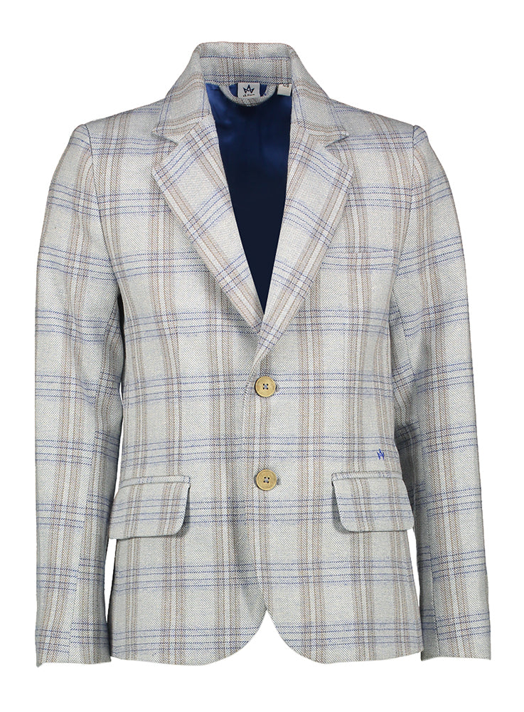 Blazer gris à carreaux Blake D-Luxe