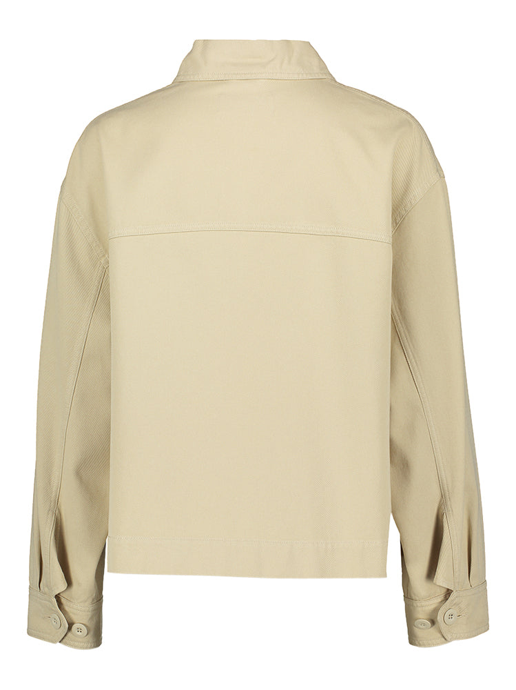 Veste en jean beige ample Salita Max Mara