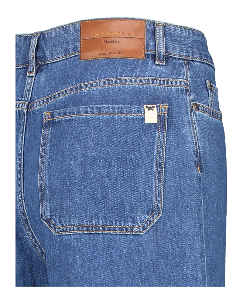 Donkerblauwe wide fit jeans Vega Max Mara