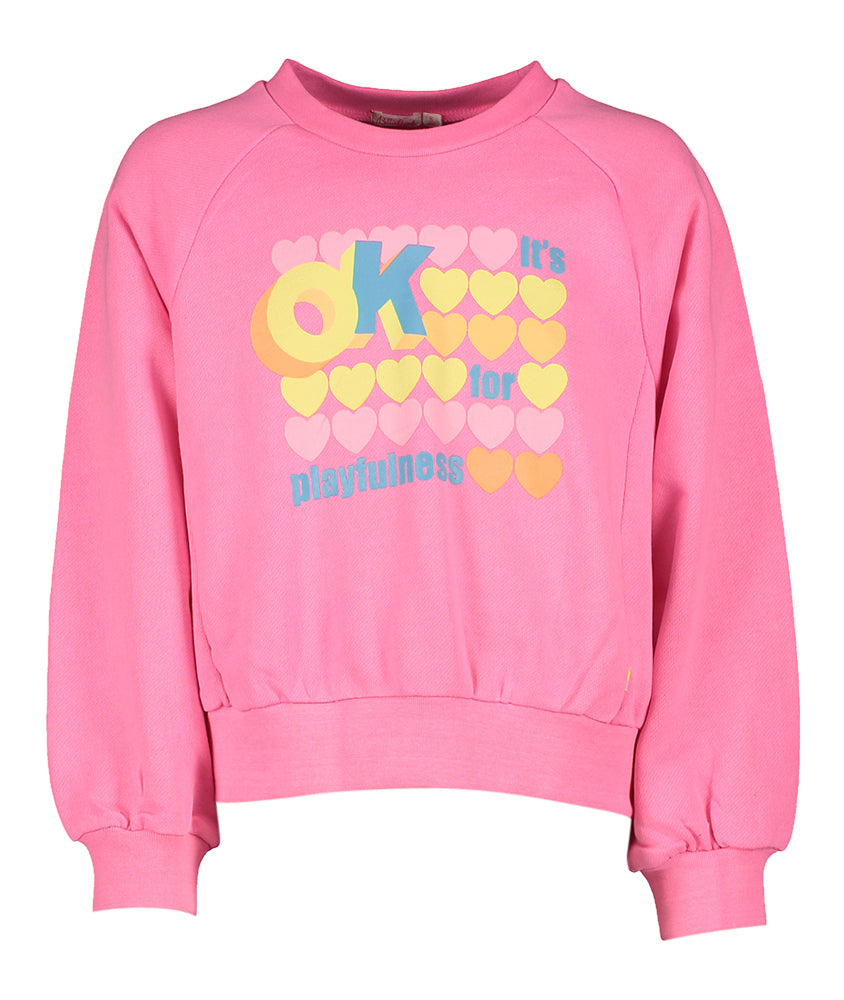 Roze fluo sweater Billieblush