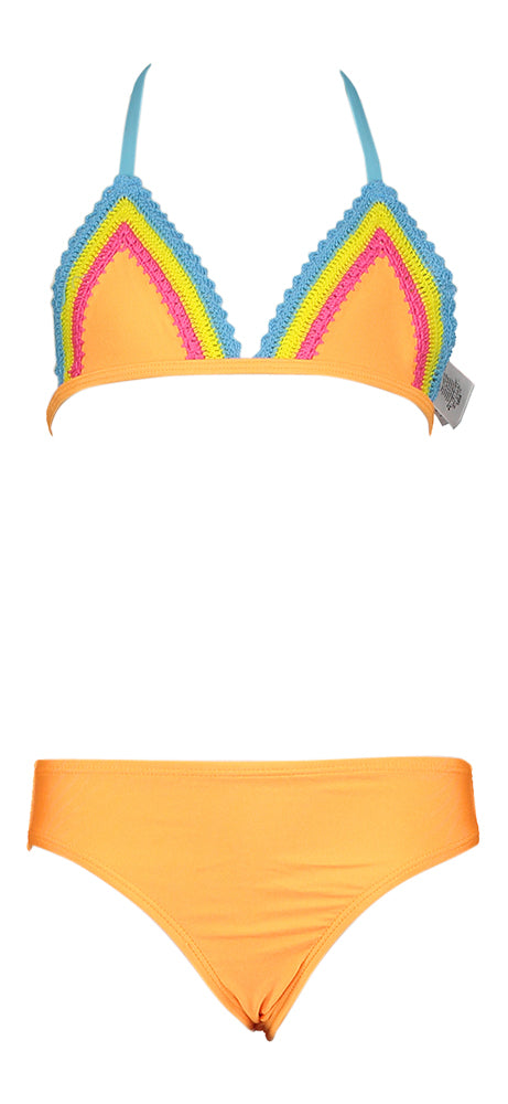 Oranje fluo bikini Billieblush