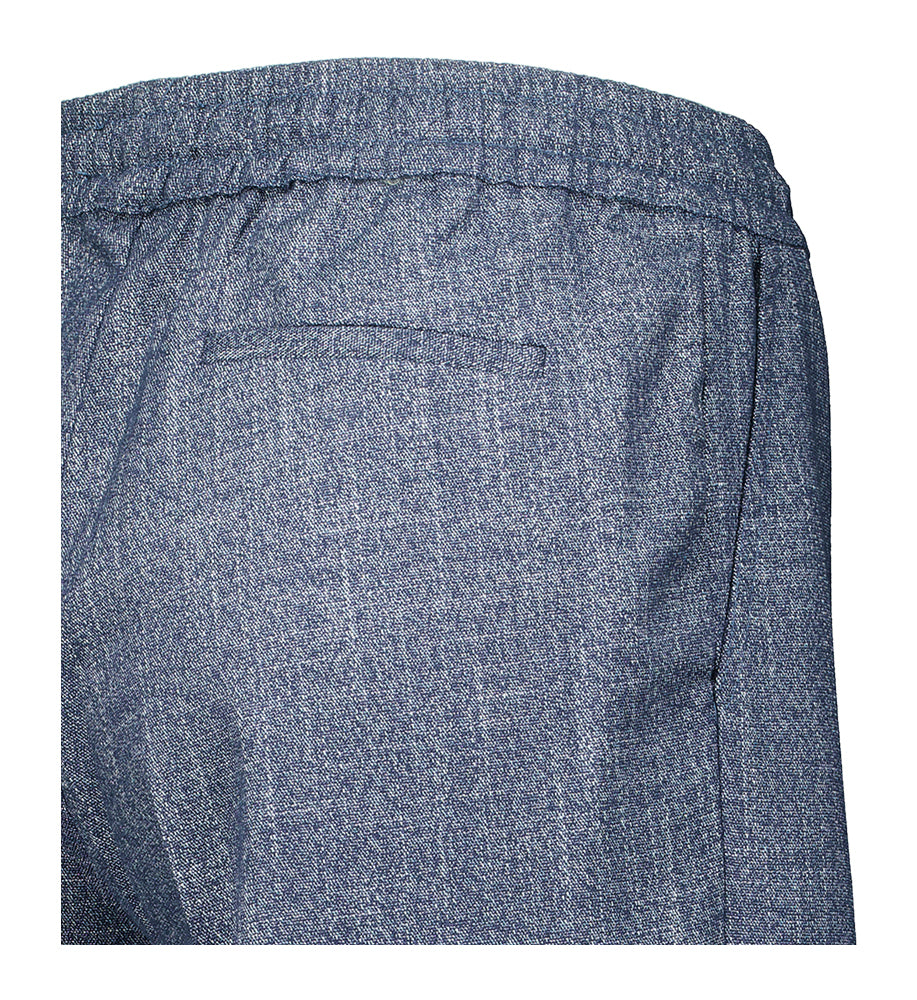 Jeansblauw kleurige wijde broek Jules Ame