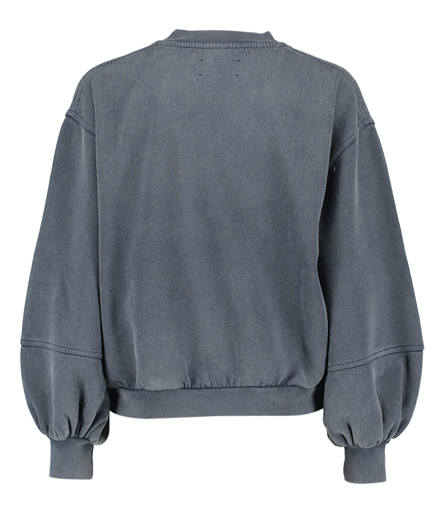 Pull anthracite à col en V Lucia Ame