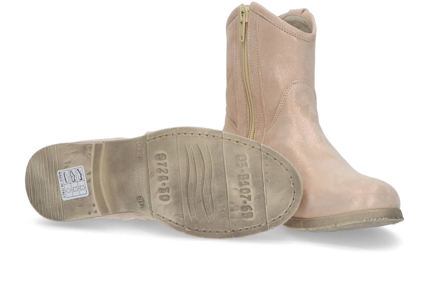 Glanzende enkellaars Linea Raffaelli