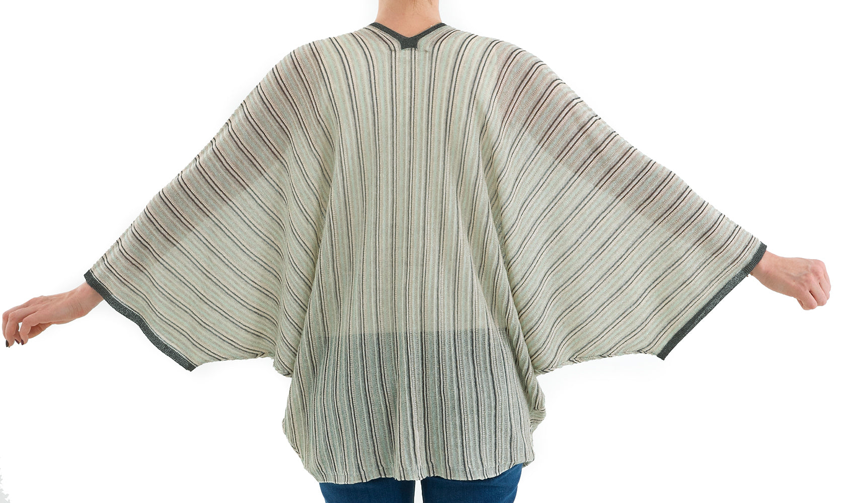 Multicolor gilet met glitterdraad Marambaia Momoni