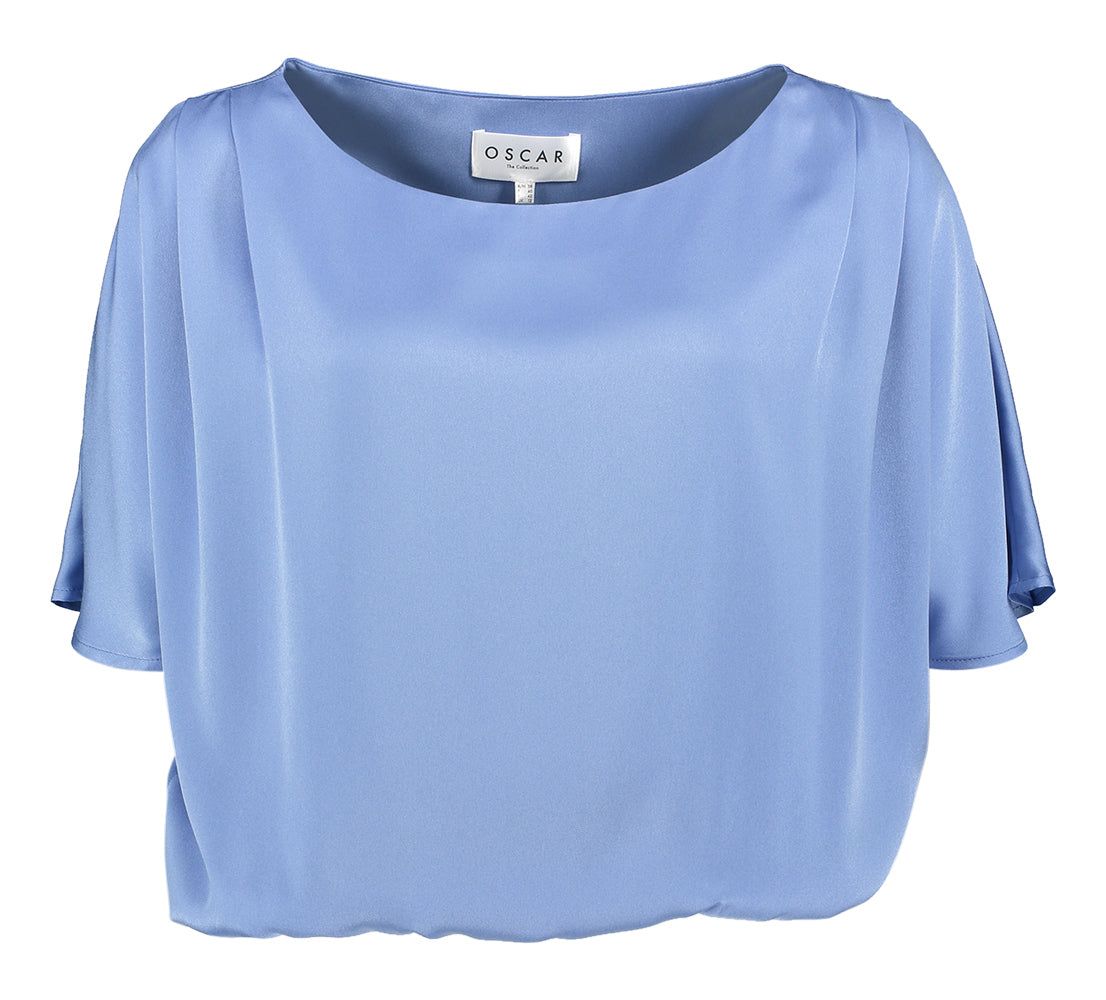 Blauwe bloes met elastiek Oscar