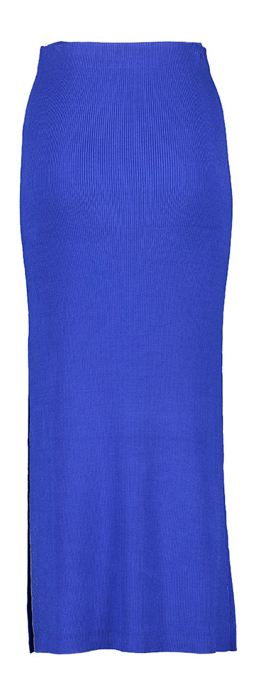 Jupe cintrée bleu cobalt Liv Oscar