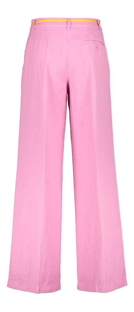 Pantalon rose large à plis Aspesi