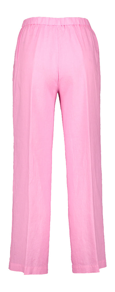 Pantalon en lin rose Aspesi