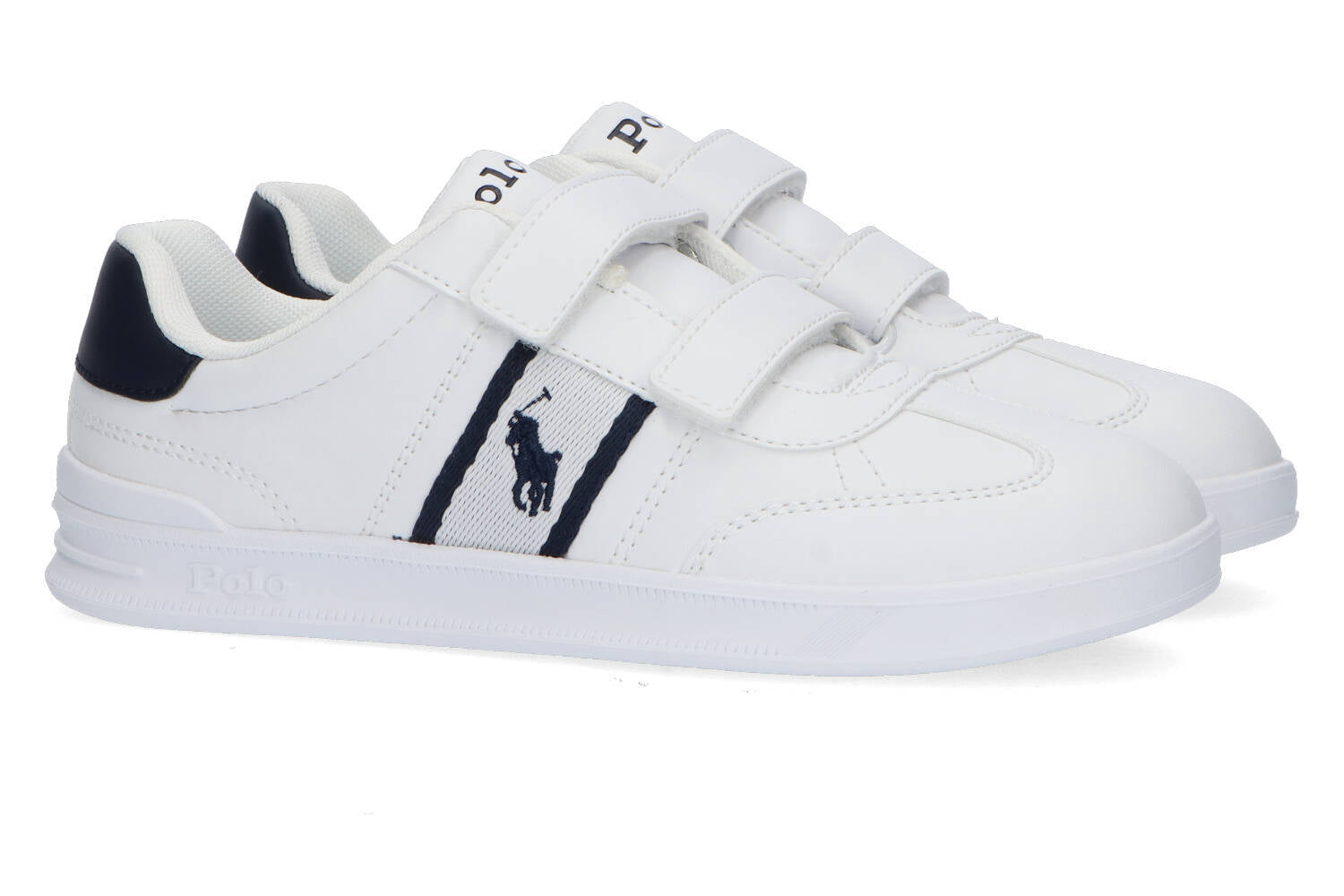 White/navy lage sneakers Vintage Ralph Lauren