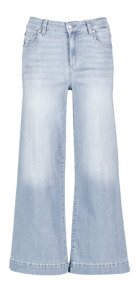 Lichtblauwe cropped flare jeans Liu Jo
