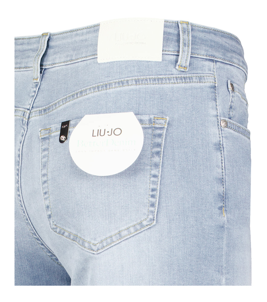 Lichtblauwe cropped flare jeans Liu Jo