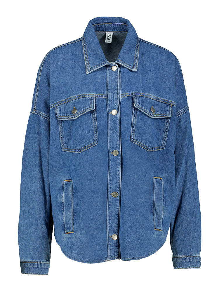 Donkerblauwe jeans jas Lui Jo