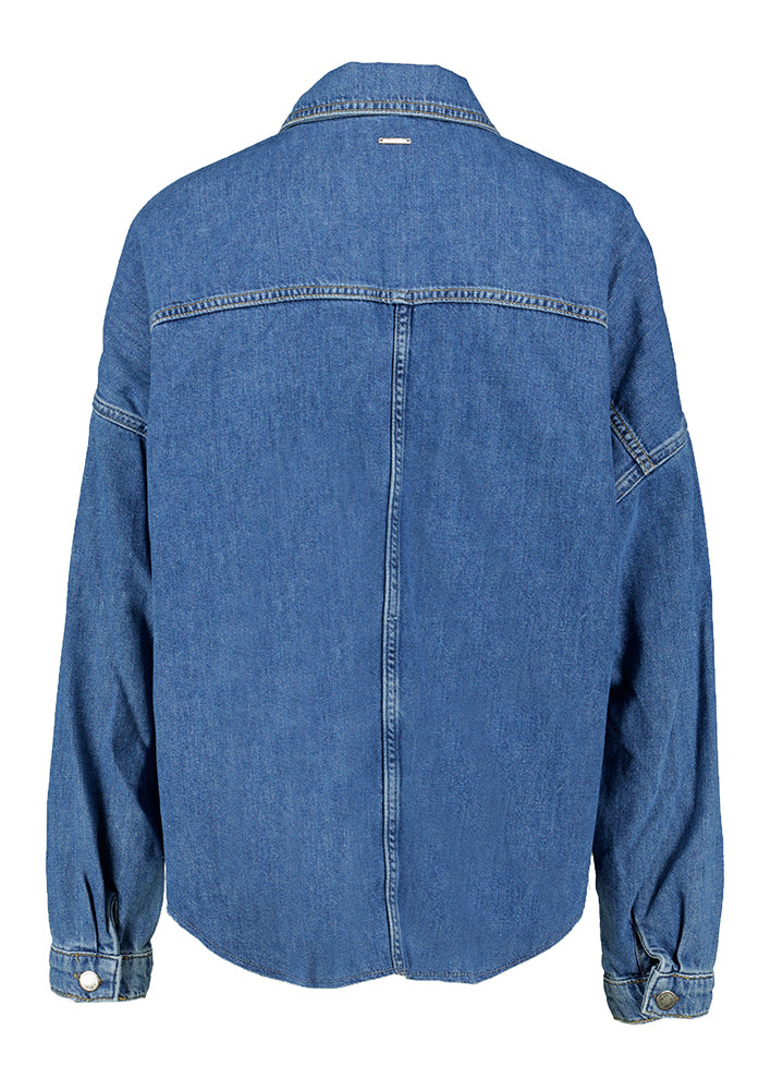 Donkerblauwe jeans jas Lui Jo