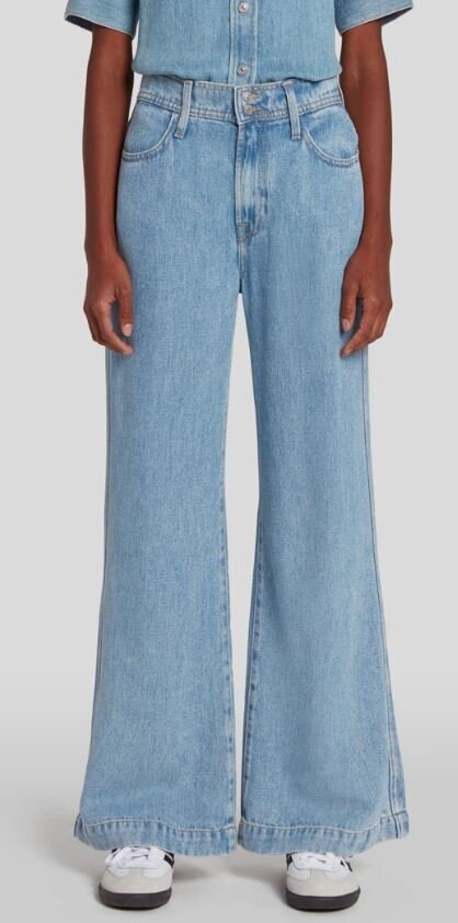 Licht blauwe loose fit jeans For All Mankind