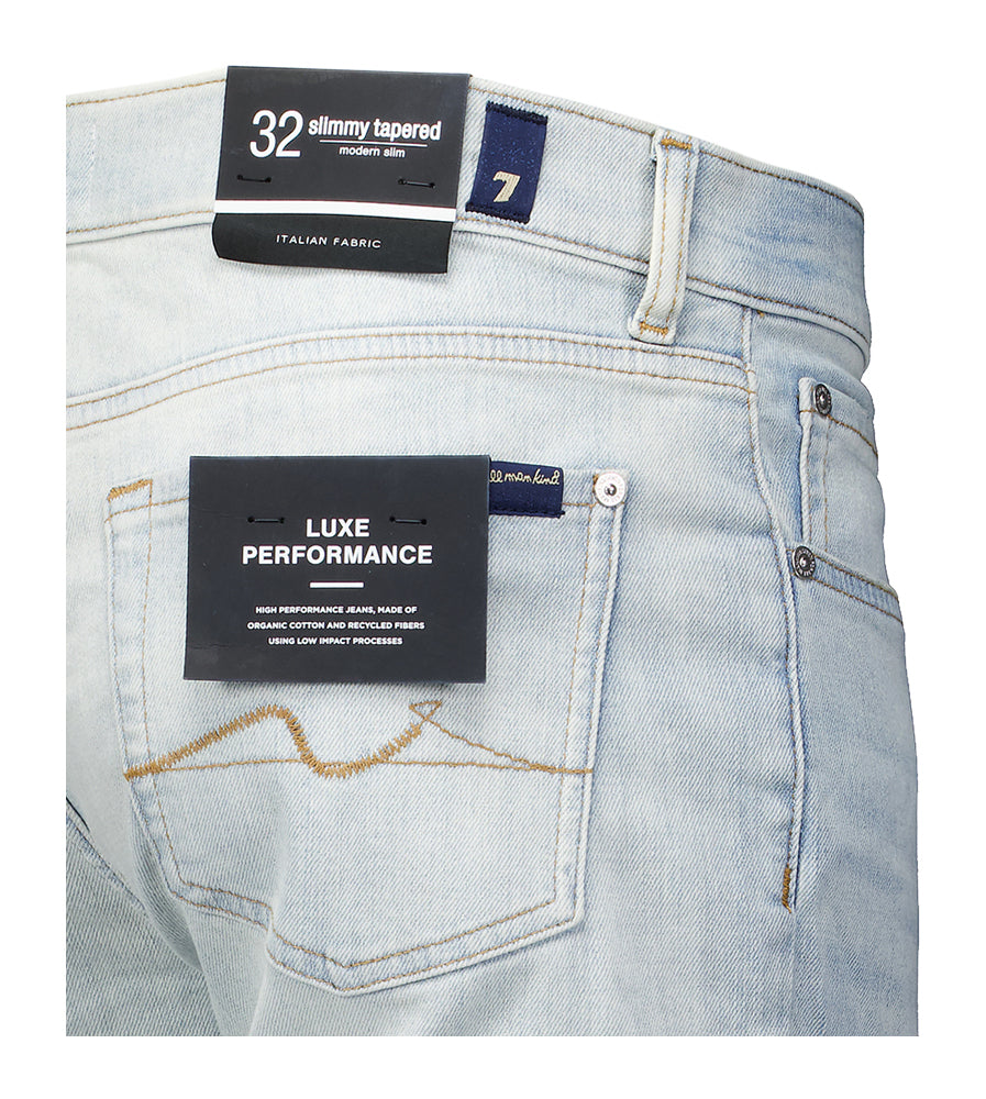 Lichtkleurige slimmy tapered jeans For all mankind