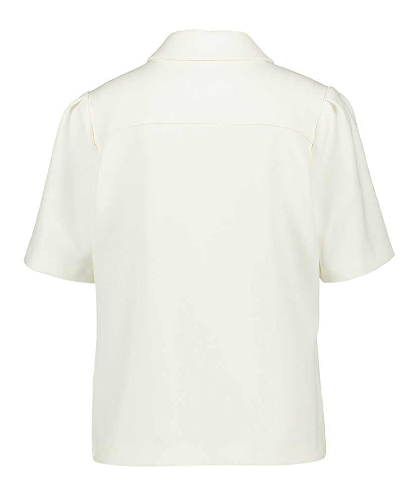 Witte bloes met gouden knopen Hozana Gigue