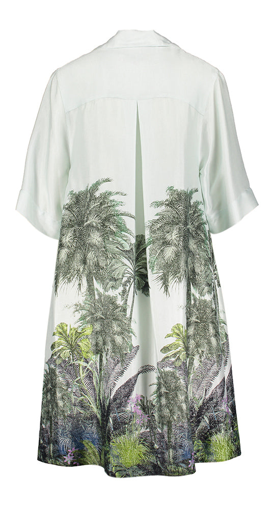 Robe bleu clair imprimée Kasia Gigue