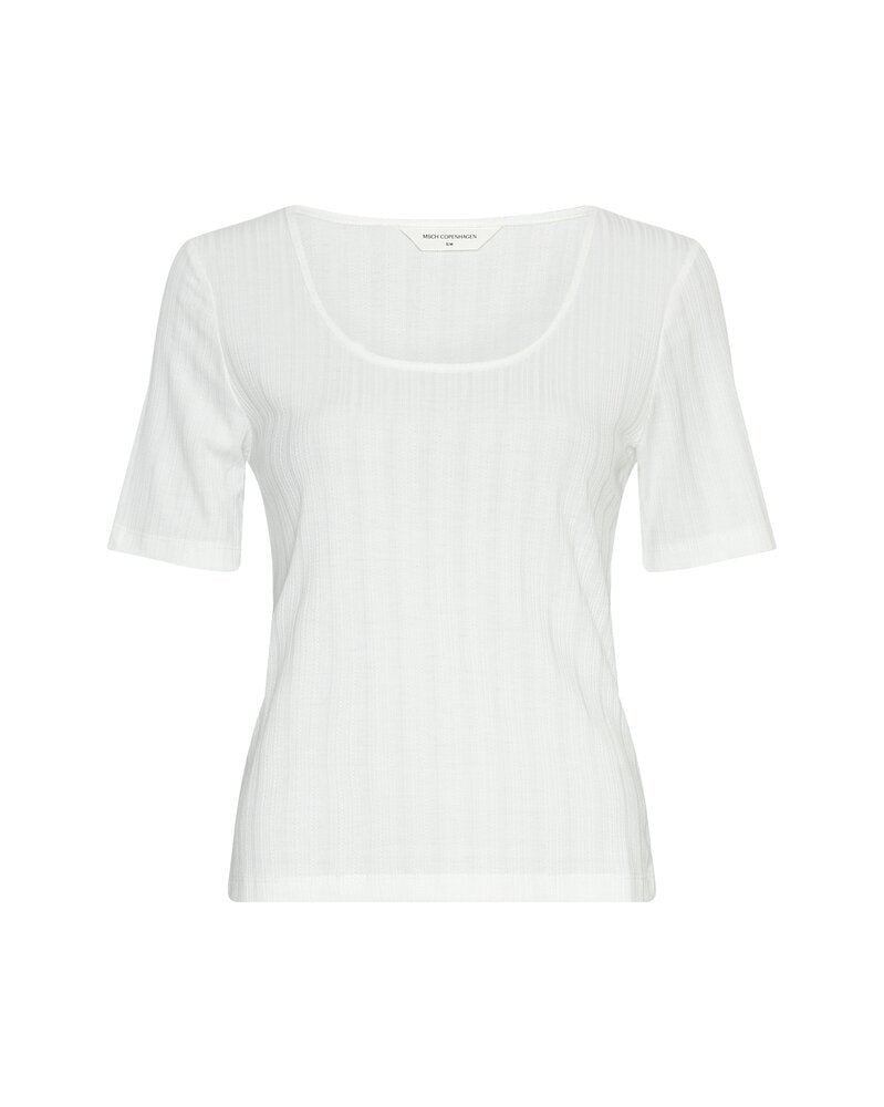 T-shirt blanc structuré Juna MSCH Copenhague
