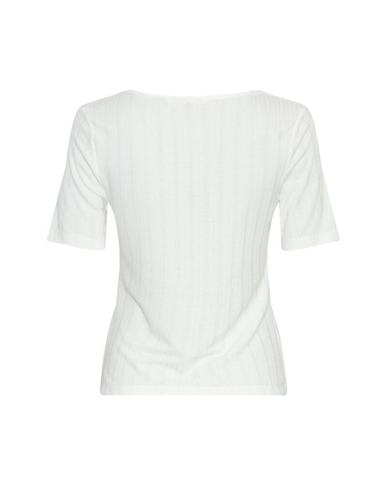 T-shirt blanc structuré Juna MSCH Copenhague