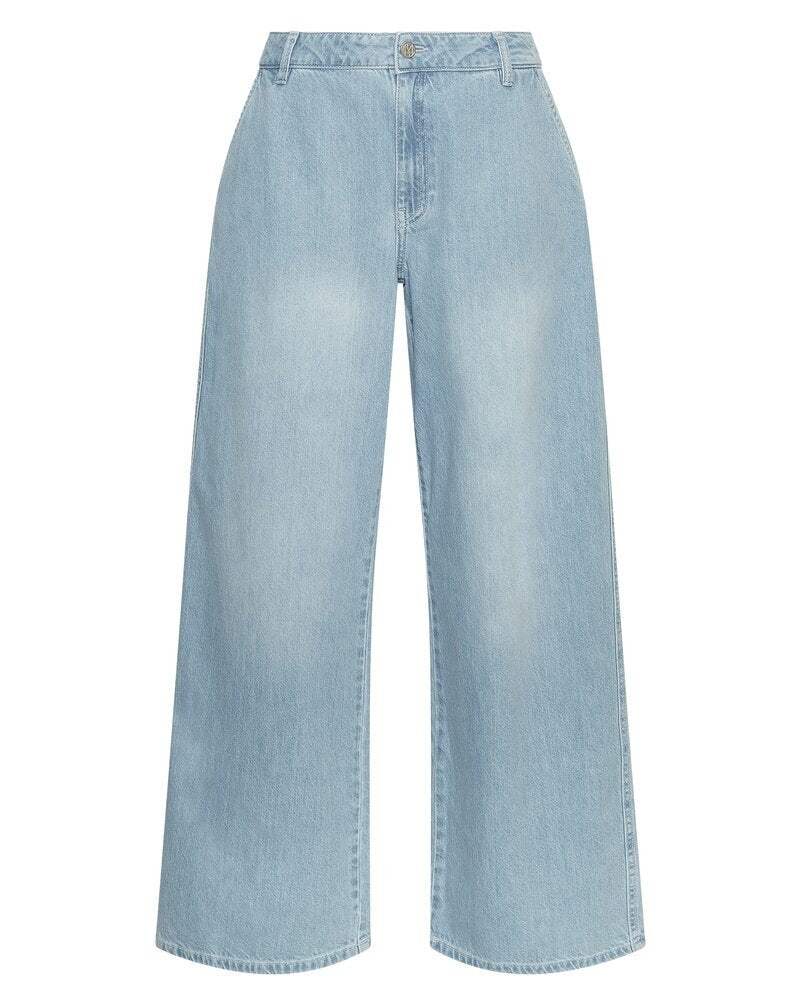 Lichtblauwe relaxed jeans Ingrid MSCH