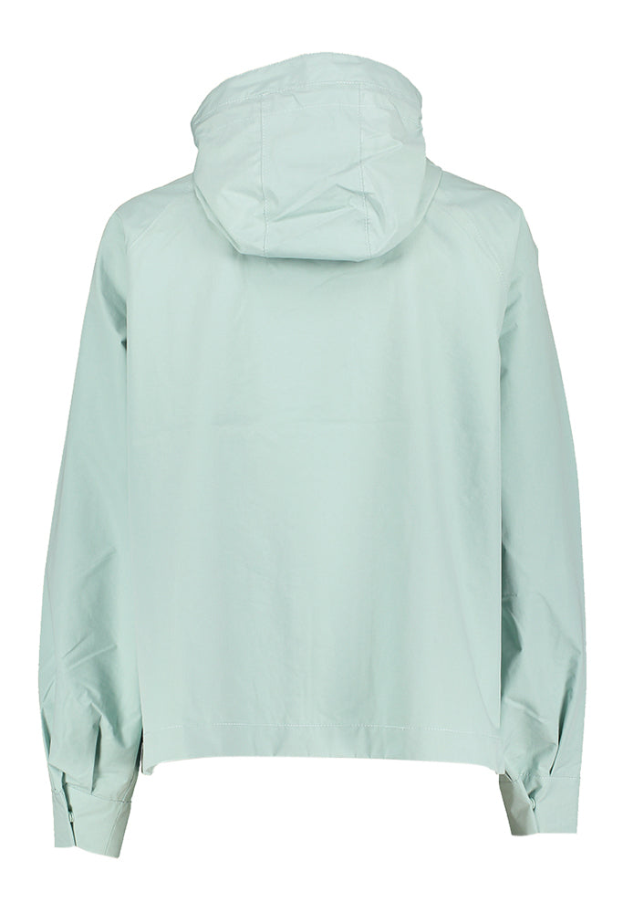 Blauwe zomerjas met rits en kap Dhuda Tanta