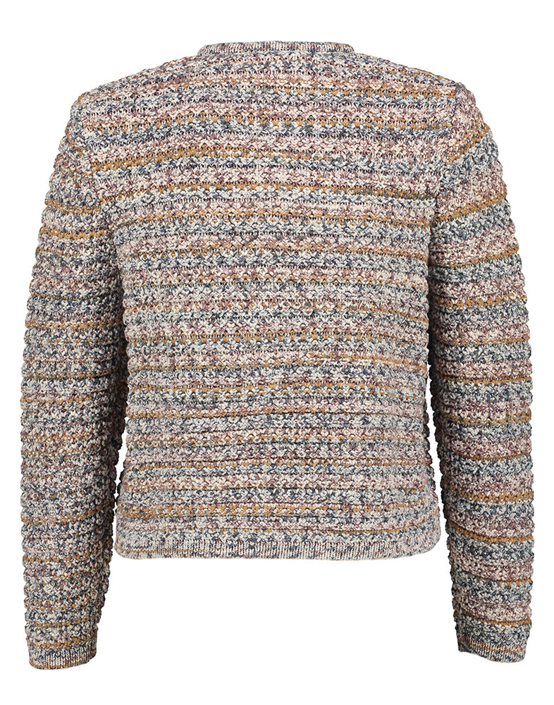 Multicolor jasje in bouclé Guspa Baésh