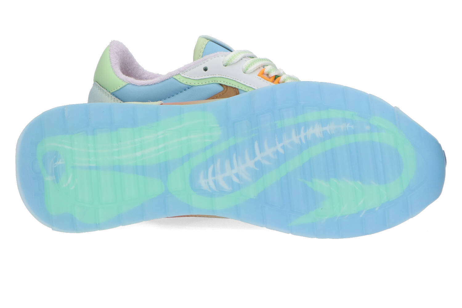 Baskets basses multicolores Mermaid Hoff