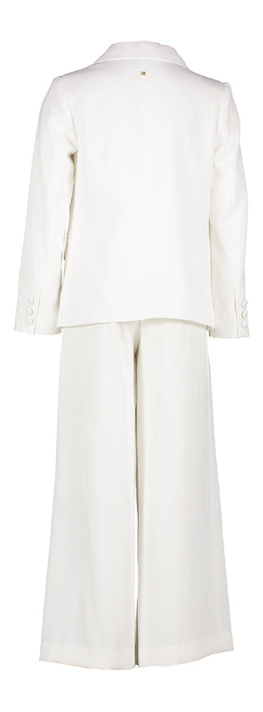 Ecru 2-delig kostuum Abel&Lula