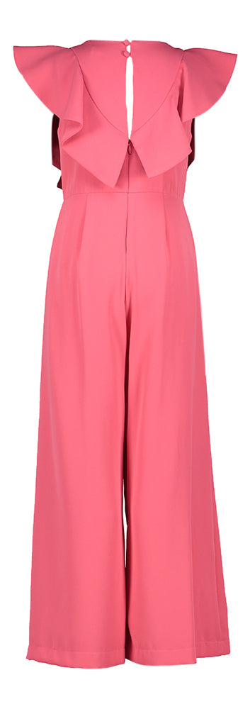 Fushia roze jurmpsuit met frul aan de borst Abel&Lula