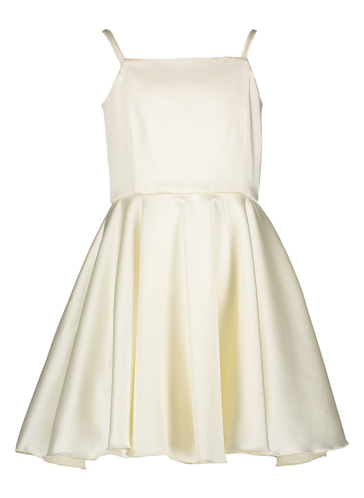 Ecru jurk met top Rtb