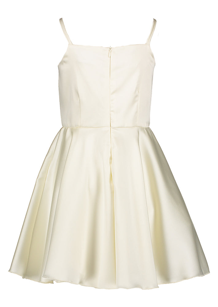 Ecru jurk met top Rtb