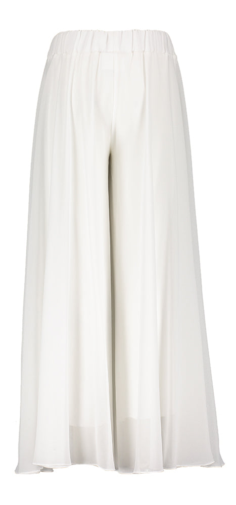 Witte losvallende broek Diamante Blu