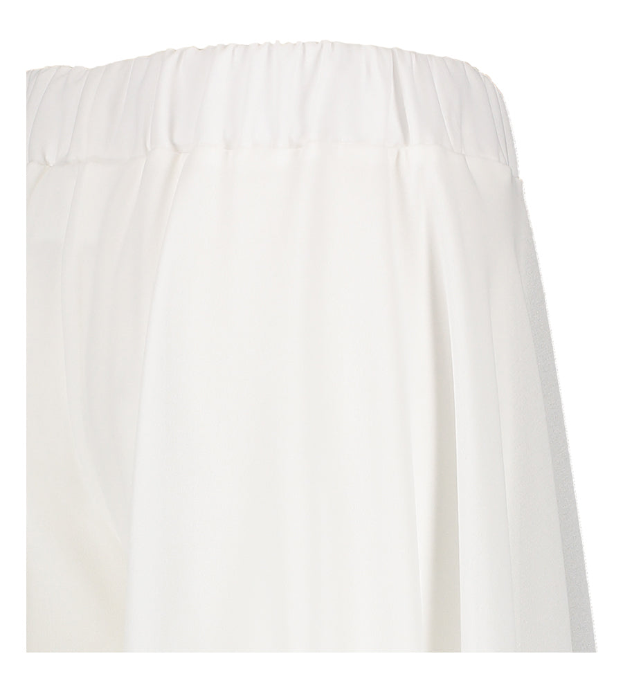 Witte losvallende broek Diamante Blu