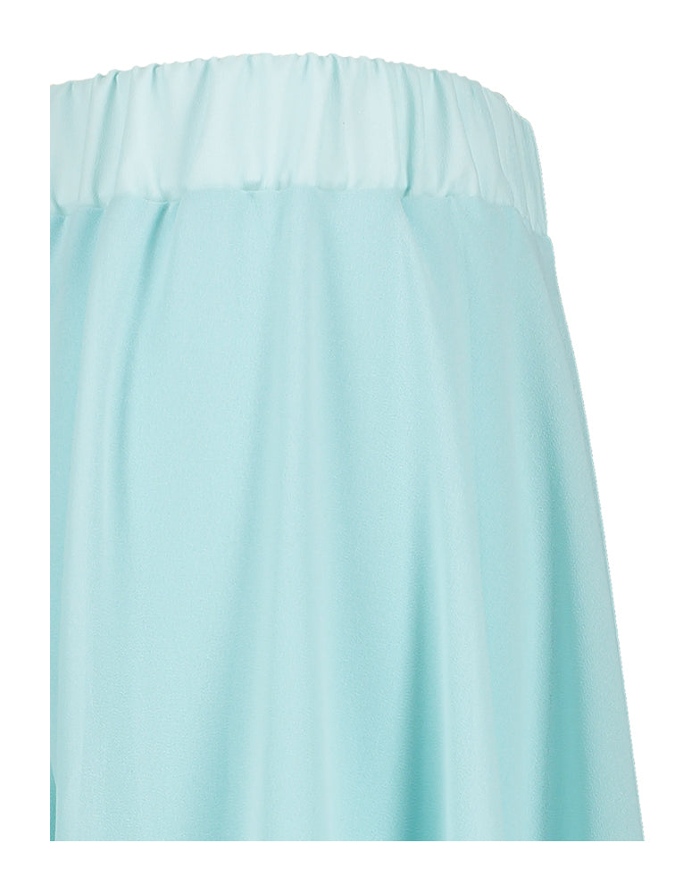 Turquoise losvallende broek Diamante Blu