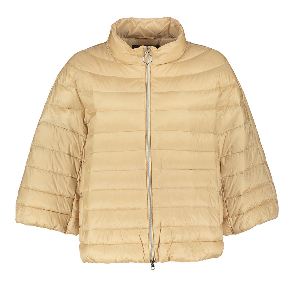 Pink sand padded jas met rits Hox