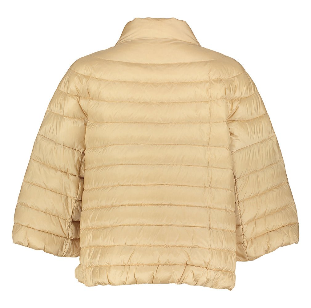 Pink sand padded jas met rits Hox