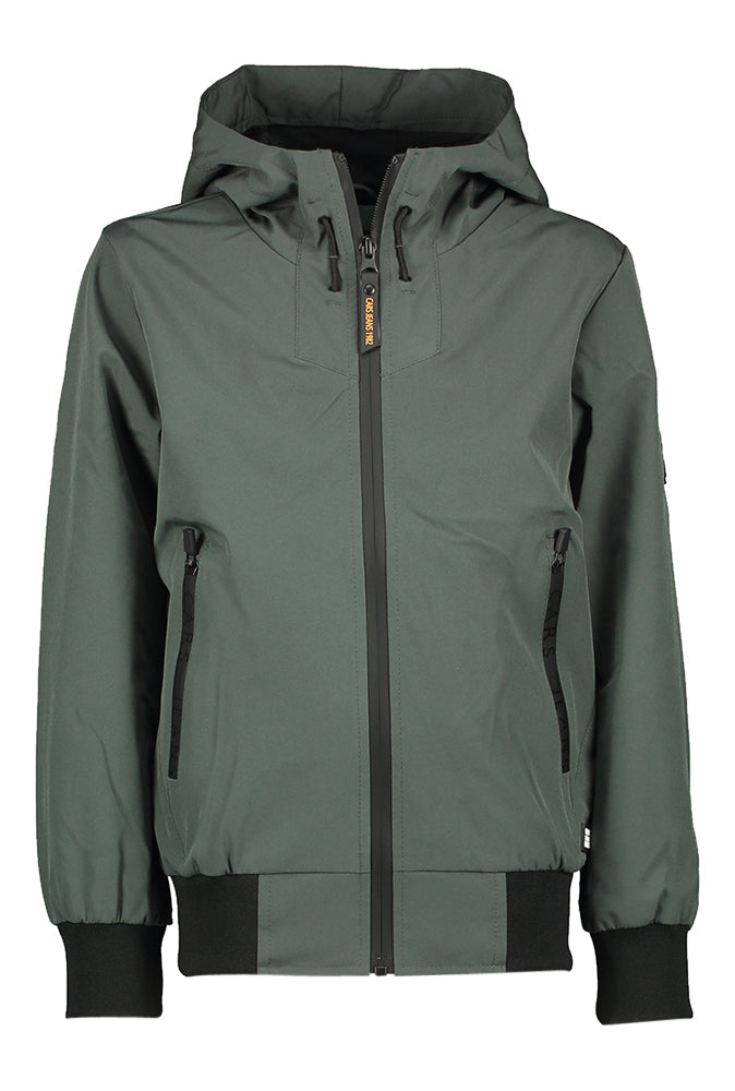 Donkergroene jas met kap Sammo Cars