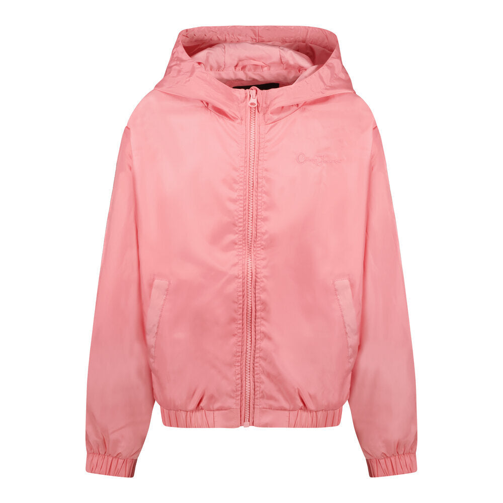Veste d'été rose à fermeture éclair et capuche Yelsa Cars