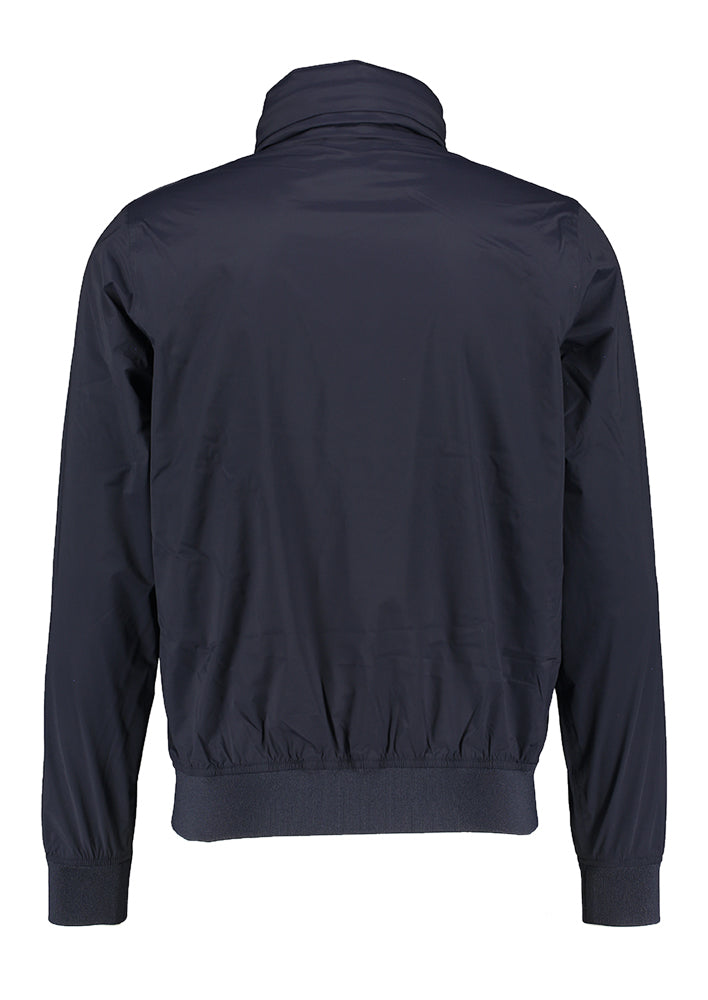 Veste bleu foncé à capuche amovible Amaury K-Way