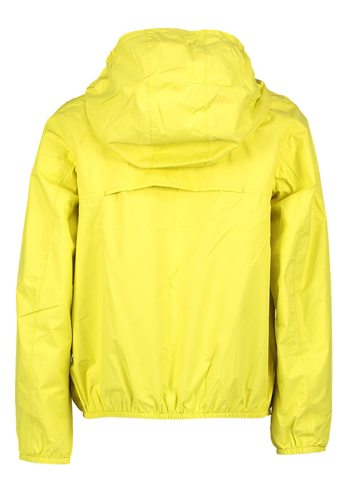 Gele omkeerbare regenjas K-way